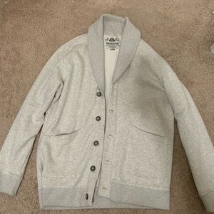 American rag heather grey cardigan size XL
